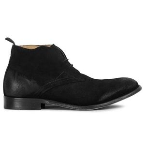 Hudson Bryson suede black Chukka boot